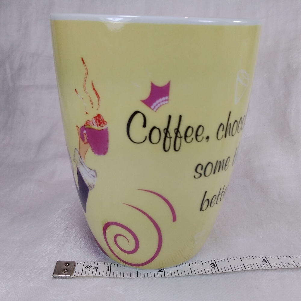 Coffee, Chocolate, Men, Some Things Are Just Better Rich MUG 13 oz Cup Alece - Picture 5 of 12